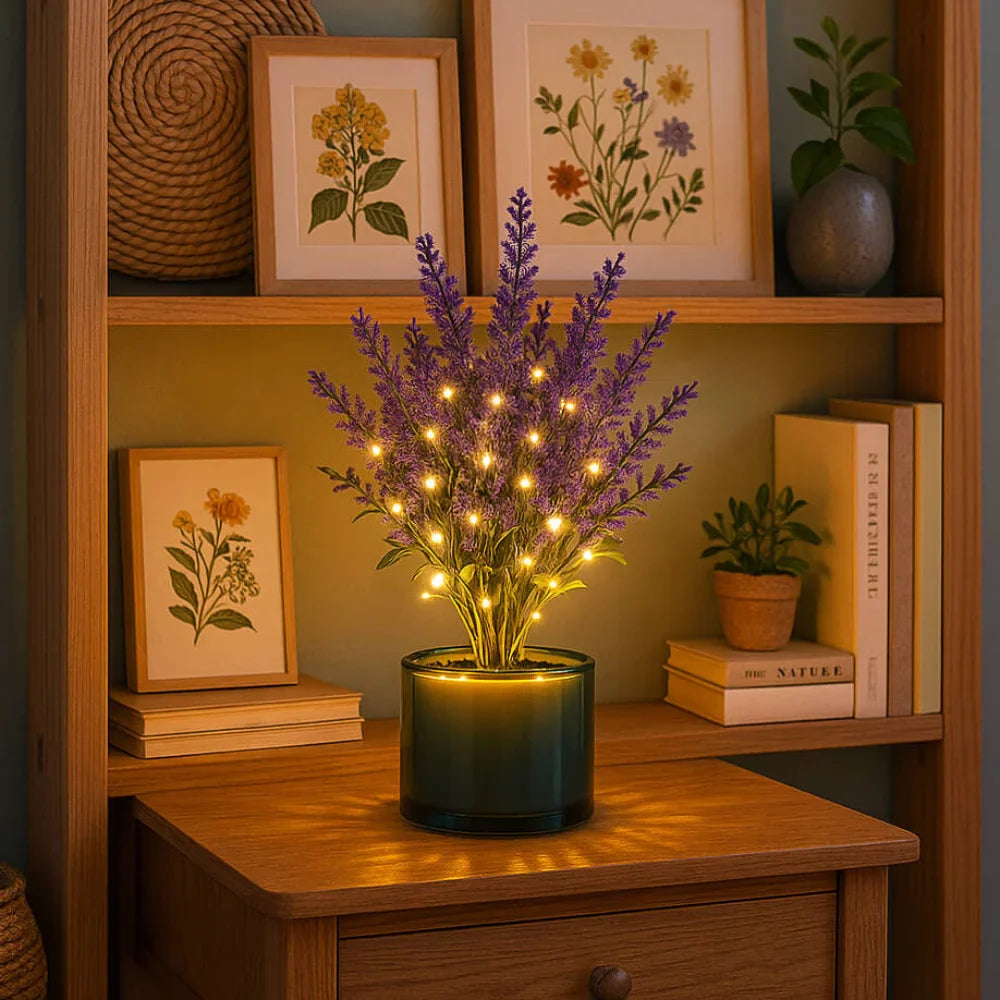 Aveline – Lustrous Lavender Table Lamp