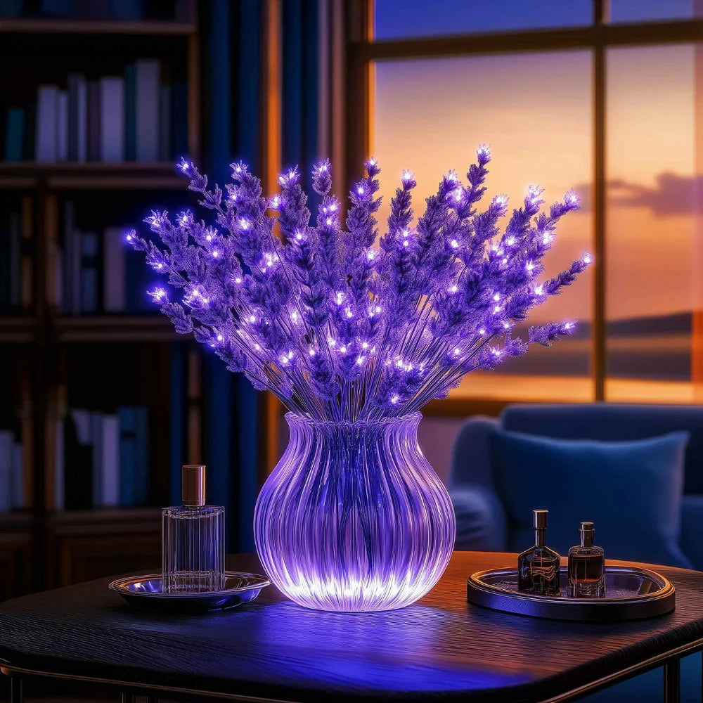 Elaris – Luminous Lunar Lavender Lamp