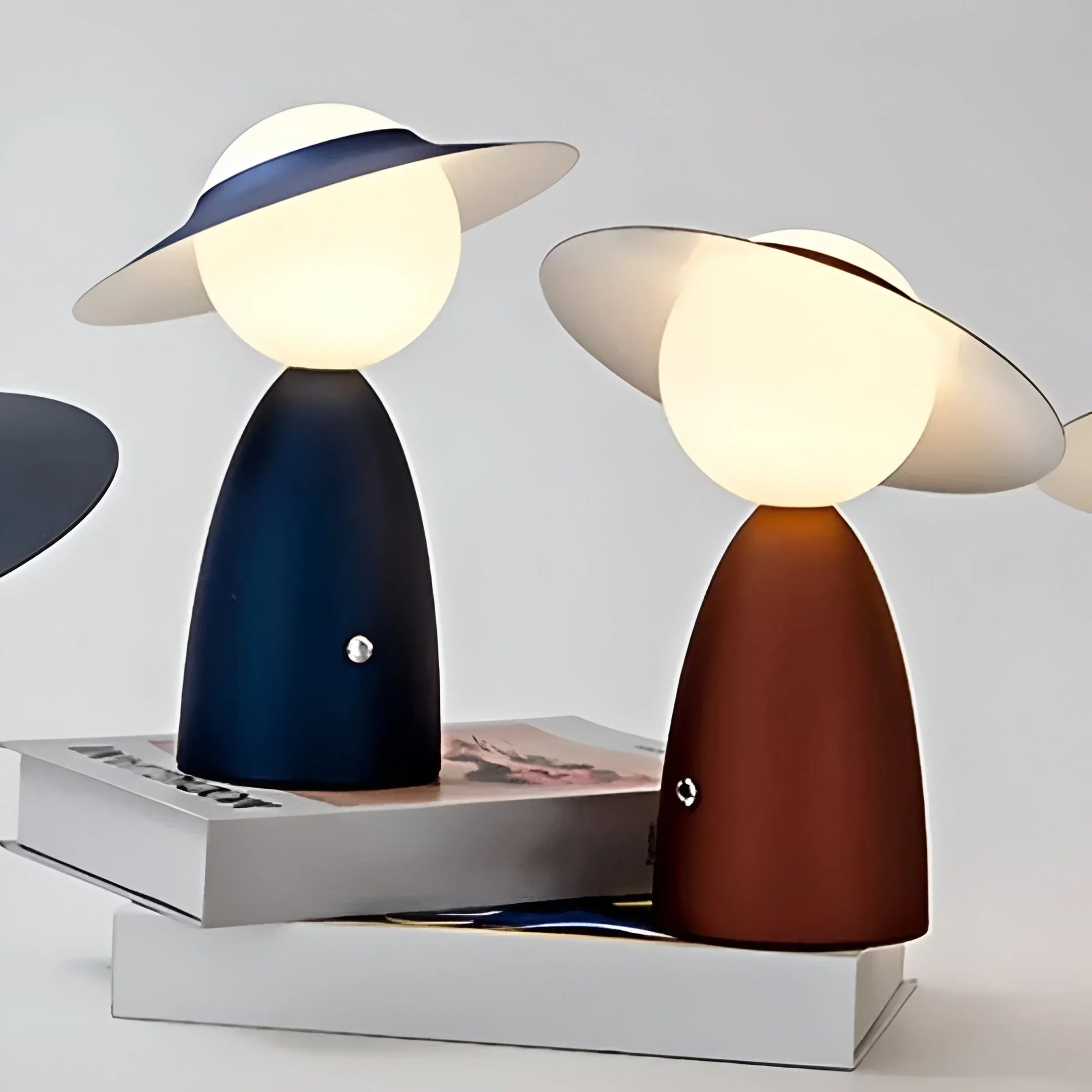 GlowEase – Wireless Rechargeable & Portable Table Lamp