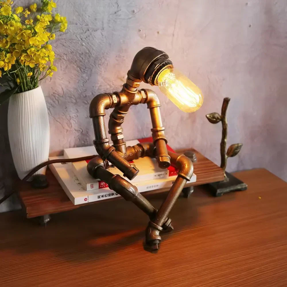 LumeBot - Futuristic Robot Table Lamp