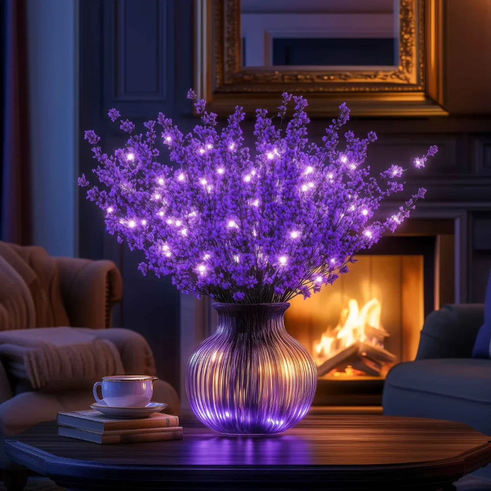 Elaris – Luminous Lunar Lavender Lamp