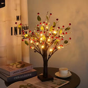 Arden – Red Berry Blossom Tree Lamp