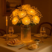 Veloria – Blossoming Bright Peonies Lamp