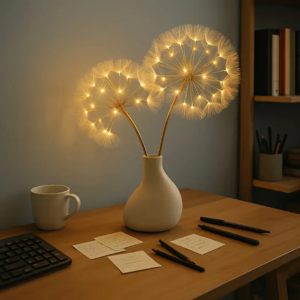 Lumora – Blissful Bright Dandelion Table Lamp