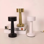 GlowEase – Wireless Rechargeable Table Lamp with Touch Dimming