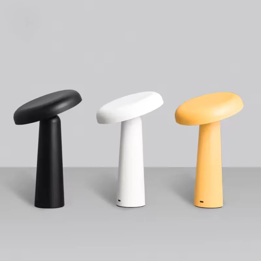 GlowTilt – Rechargeable Mushroom Table Lamp