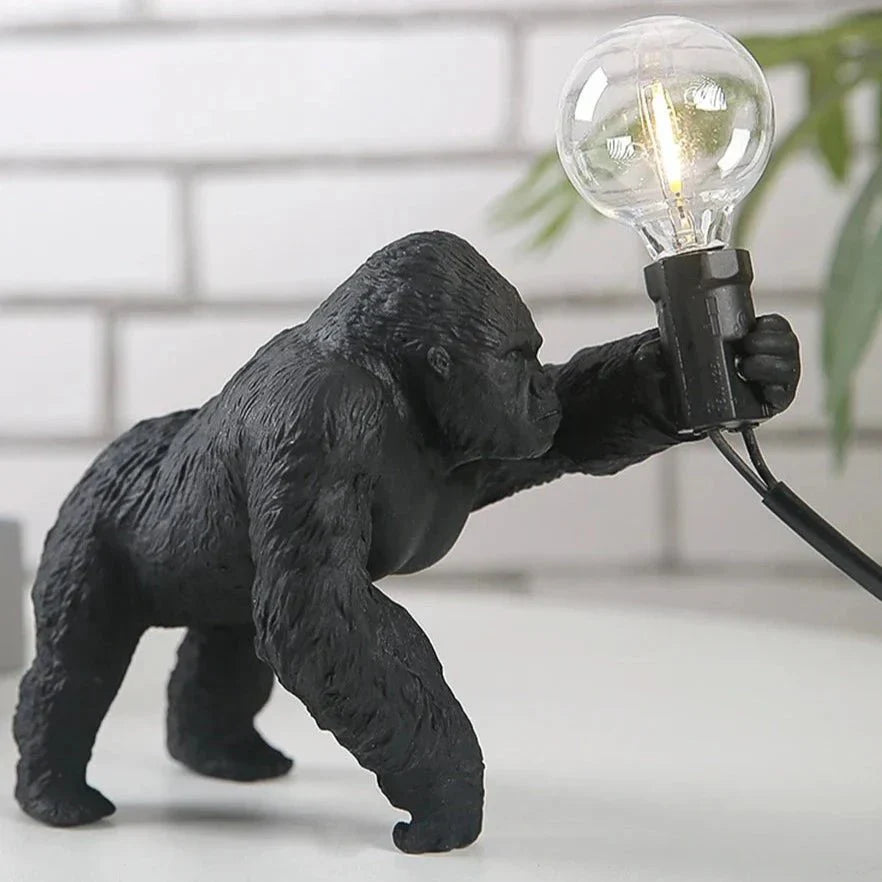 LumoGorilla – Resin Night Table Lamp