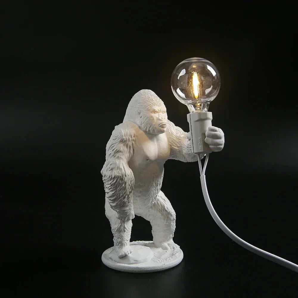 LumoGorilla – Resin Night Table Lamp