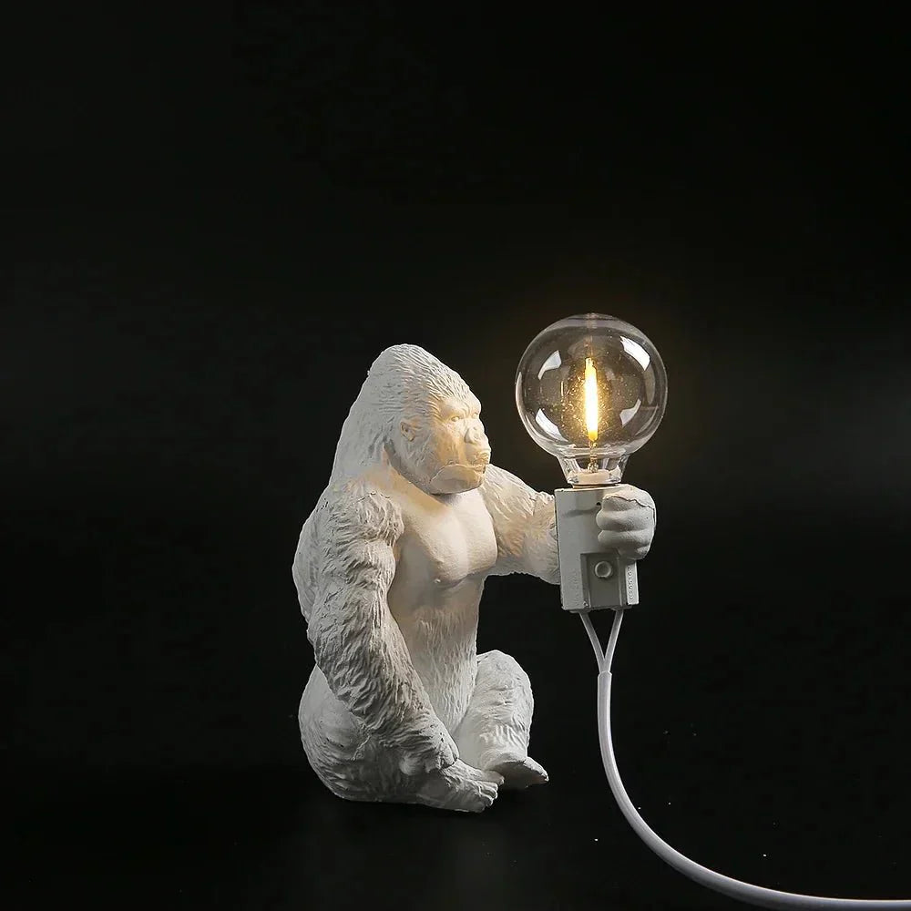 LumoGorilla – Resin Night Table Lamp
